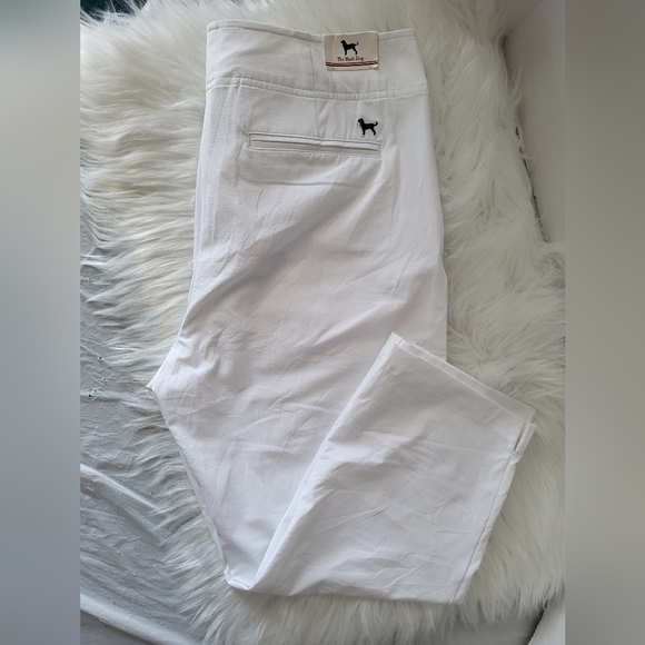 NEW The Black Dog White Ladies Birdie Capri, Size 6 (30) - Picture 1 of 6